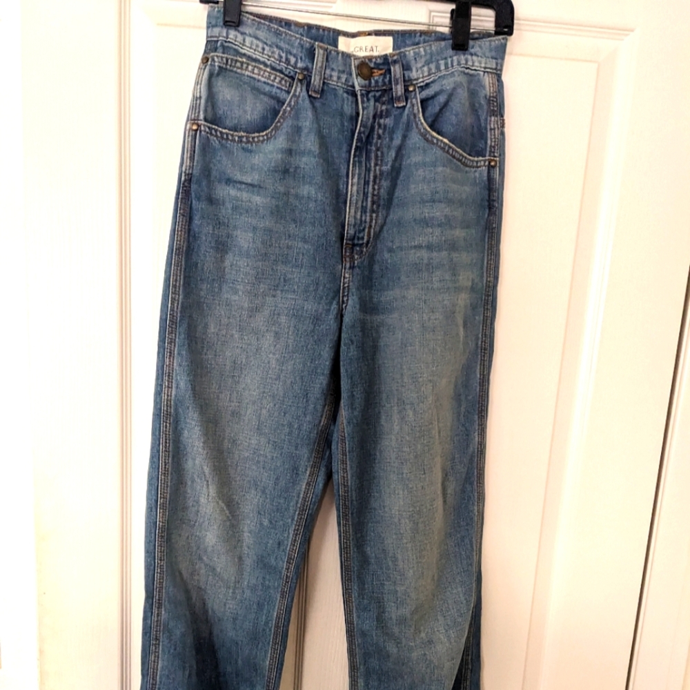 THE GREAT. Blue Women Jeans